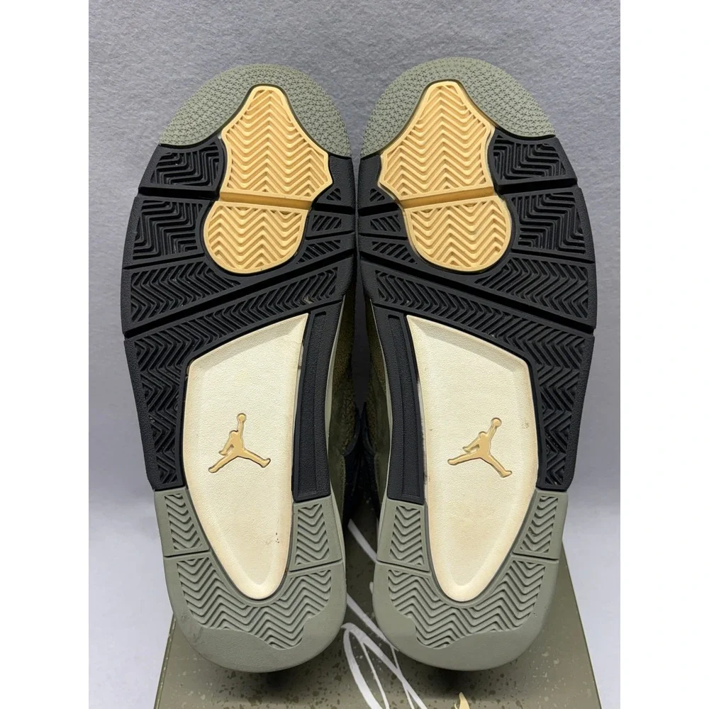 Air Jordan 4 Retro SE Craft Olive Medium Olive Black FB9927-200 Mens 11